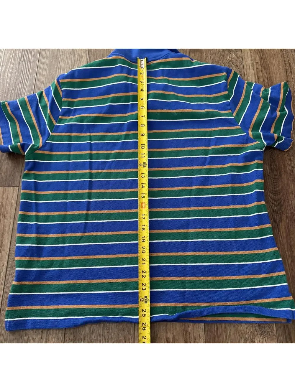 Nike Sportswear Club Striped Polo Shirt Mens XL Blue